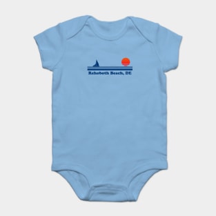 Rehoboth Beach, DE - Sailboat Sunrise Baby Bodysuit